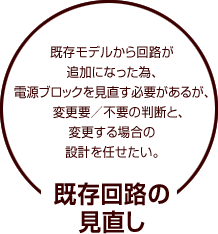 既存回路の見直し
